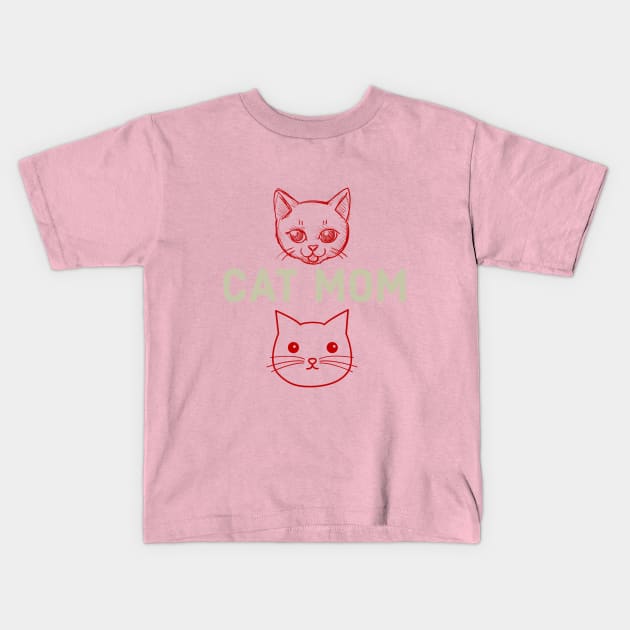 Cat Dad Kids T-Shirt by Artistic Design